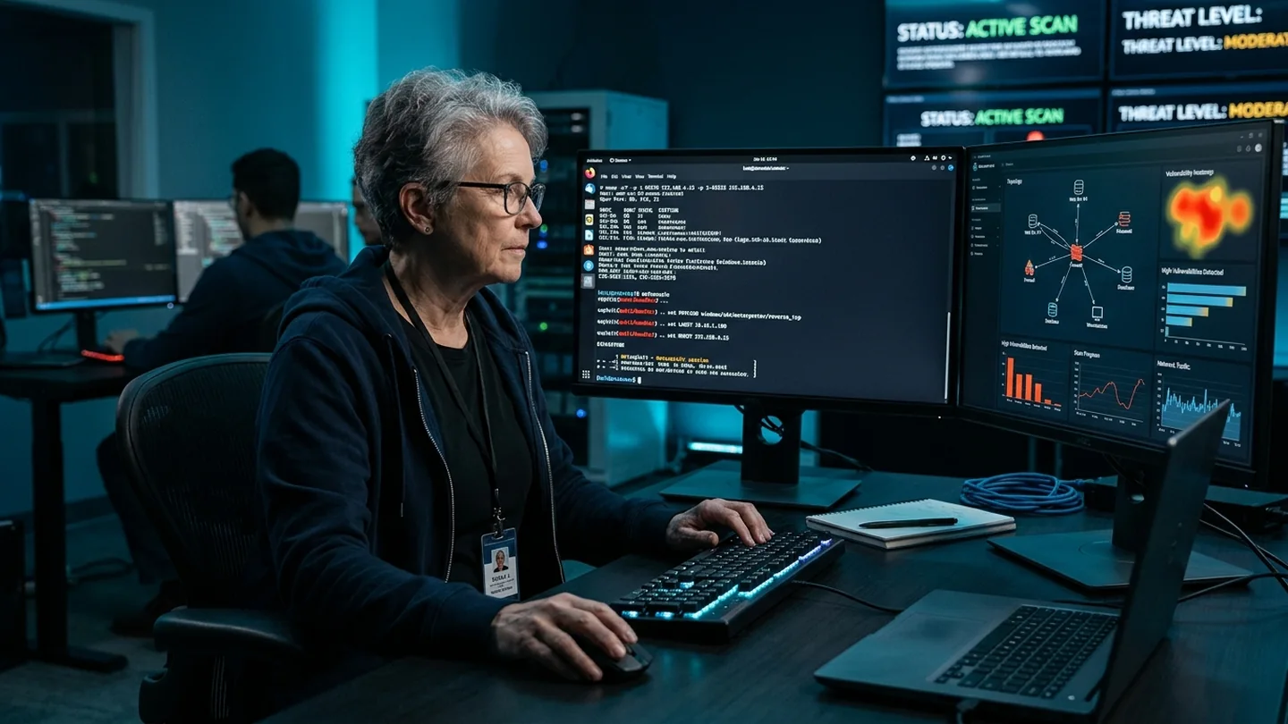 TheWebSolve Enterprise Security Operations Center team performing penetration testing and threat analysis
